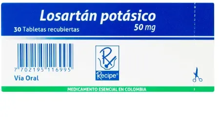 Losartan Potasico x 50 Mg - Cont. 30 Tableta - Recipe 