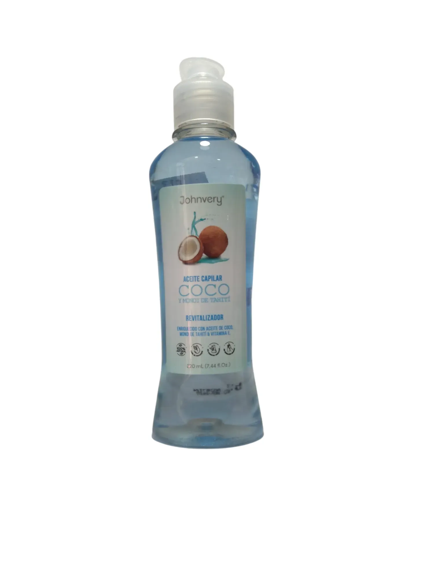 Aceite De Coco Capilar Y Monoi De Tahiti - Enriquecido Con Vitamina E - Cont. 220 Ml