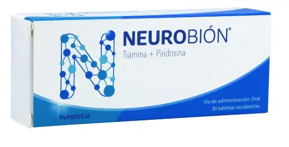 Neurobion Tiamina + Piridoxina - Caja X 30 Tabletas Recubiertas 