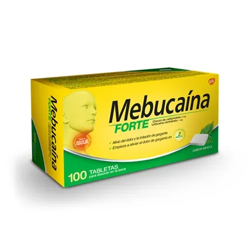 Mebucaina Forte Tableta Masticable 