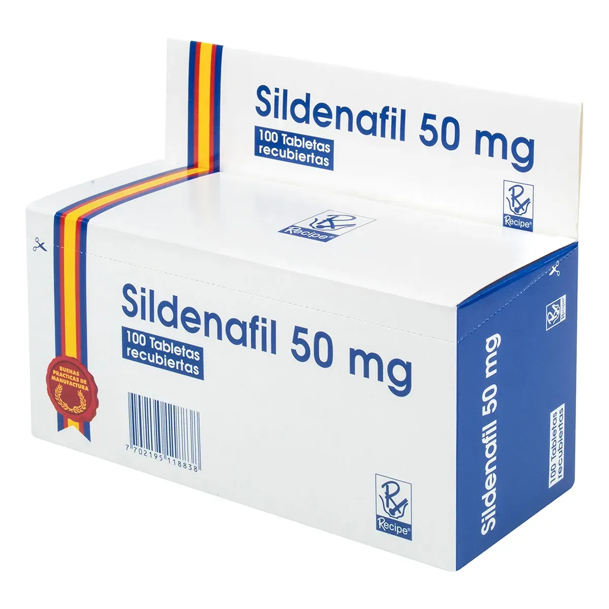 Sildenafil 50Mg Sobre X 2 Unidades Récipe Viagra 