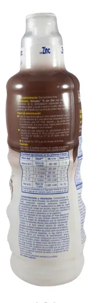 Hidraplus 75 Zinc - Sabor A Coco - Cont. 400 Ml