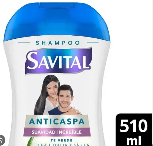 Shampoo Savital Anticaspa - Cont. 510 Ml. Suavidad Increíble 