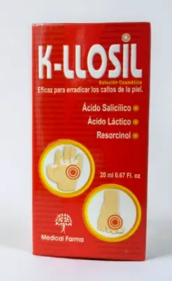 K - Llosil - Solución Cosmética - Eficaz Para Erradicar Los Callos De La Piel - Cont. 10 Ml 