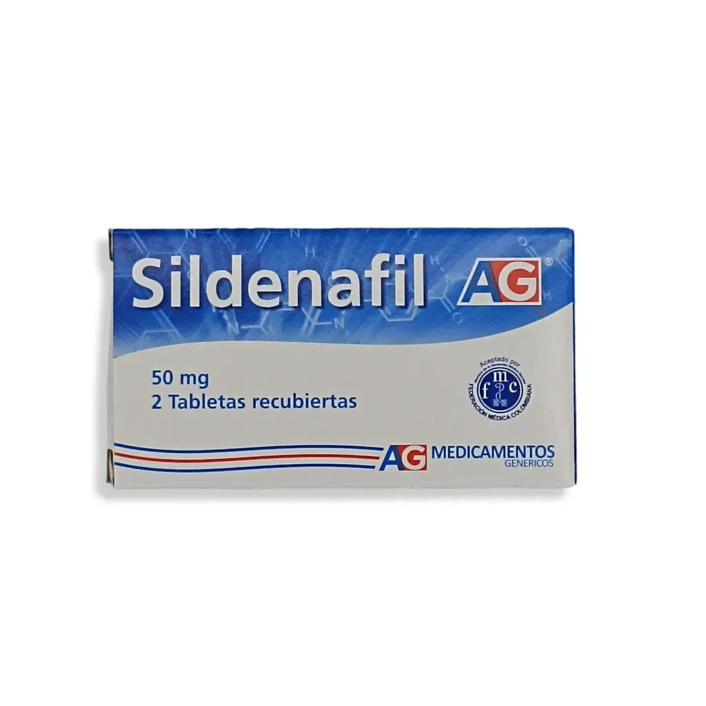 Sildenafil 50Mg Caja X 2 Tabletas American G  