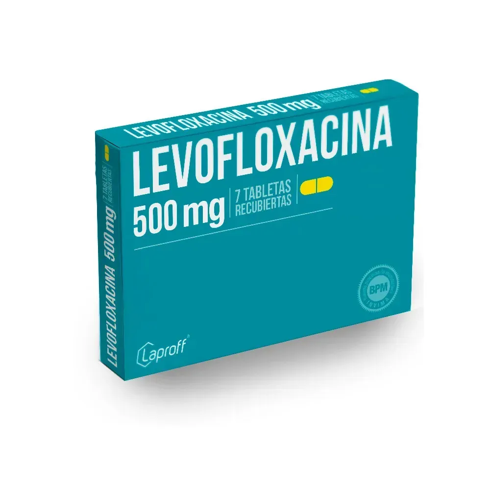 Levofloxacina 500Mg X 7 Tabletas Laproff