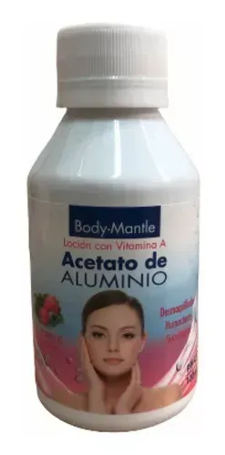 Acetato De Aluminio 120Ml Loción Body Matlle  Fragancia Frutos Rojos 