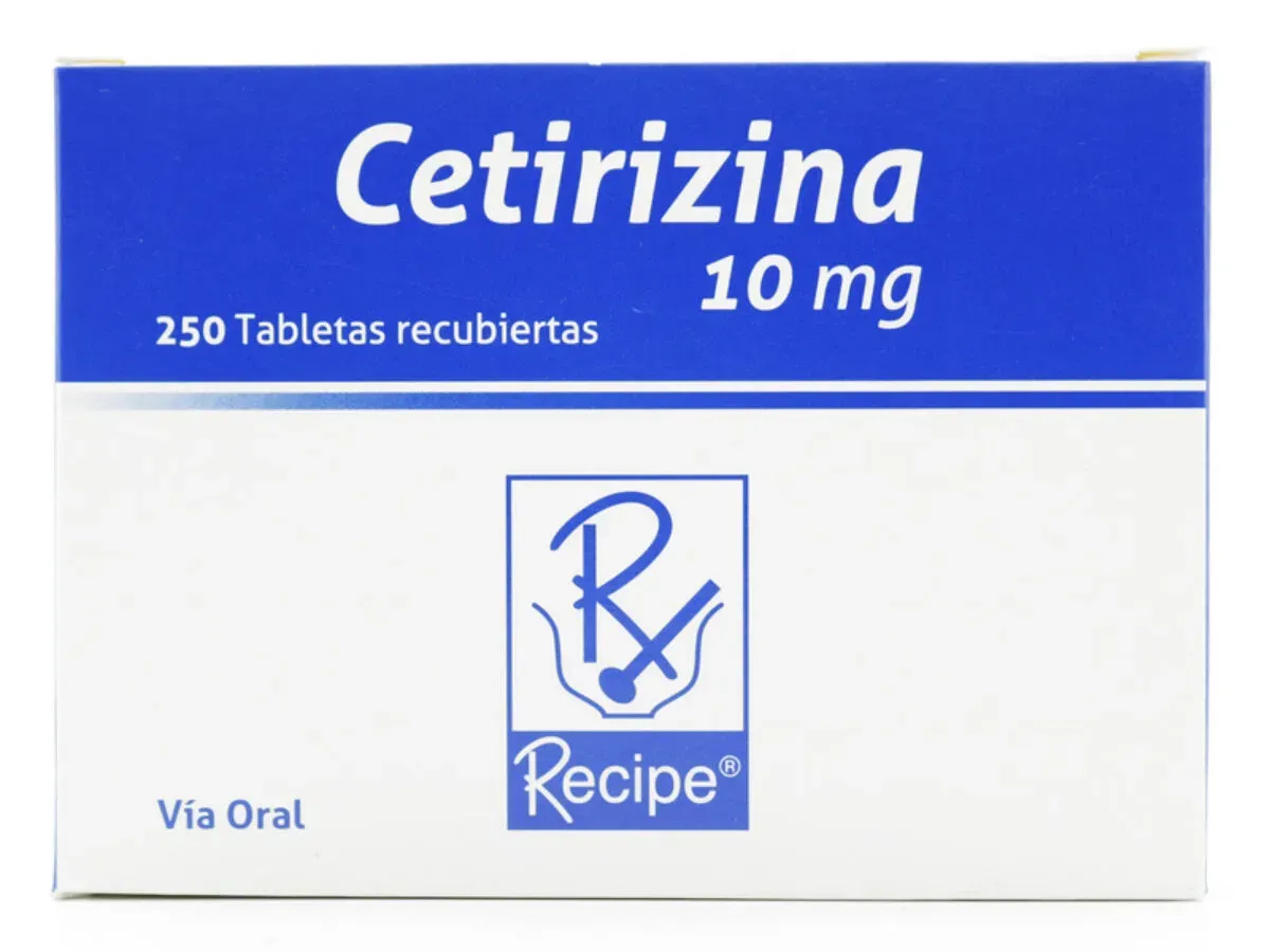 Cetirizina 10Mg Tabletas Récipe Blister X 10