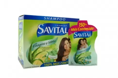 Shampoo Savital Colágeno Y Sábila Sachet 