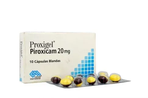 Proxigel Piroxicam 20mg Caja X 10 Capsulas 