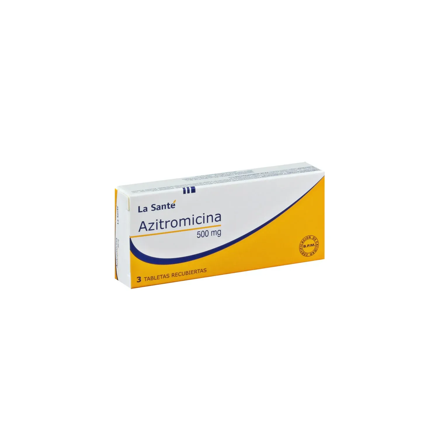 Azitromicina 500Mg Caja X 3 Tabletas La Sante 