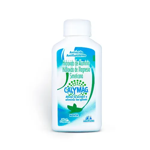 Calymag Alivia La Acides Y Elimina Gases 360Ml Menta 