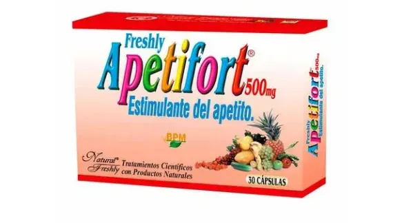 Apetifort  500Mg por 30 cápsulas