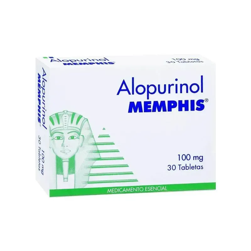 Alopurinol 100Mg Tabletas Lab Memphis Blister X 10 