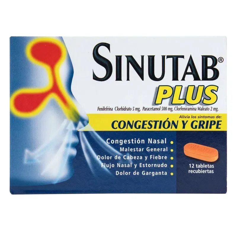 Sinutab Plus Tabletas 