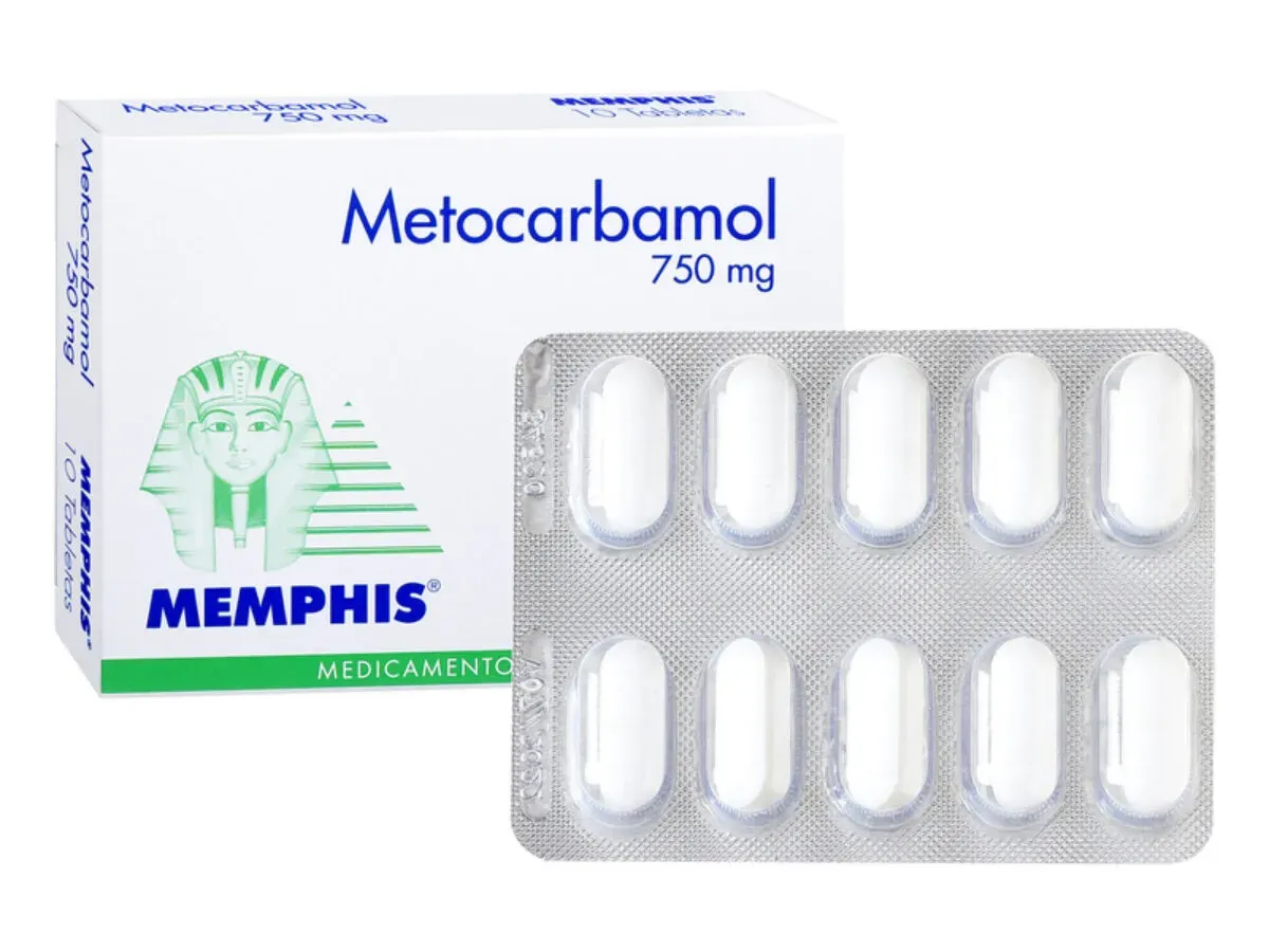 Metocarbamol 750Mg Caja X 10 Tabletas Memphis 