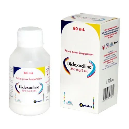 Dicloxacilina 250Mg/5Ml Polvo Para Suspensión 