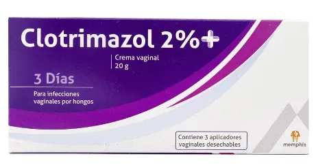 Clotrimazol 2% Crema Vaginal 20 G. - Cont. 3 Aplicadores Vaginales Desechables 