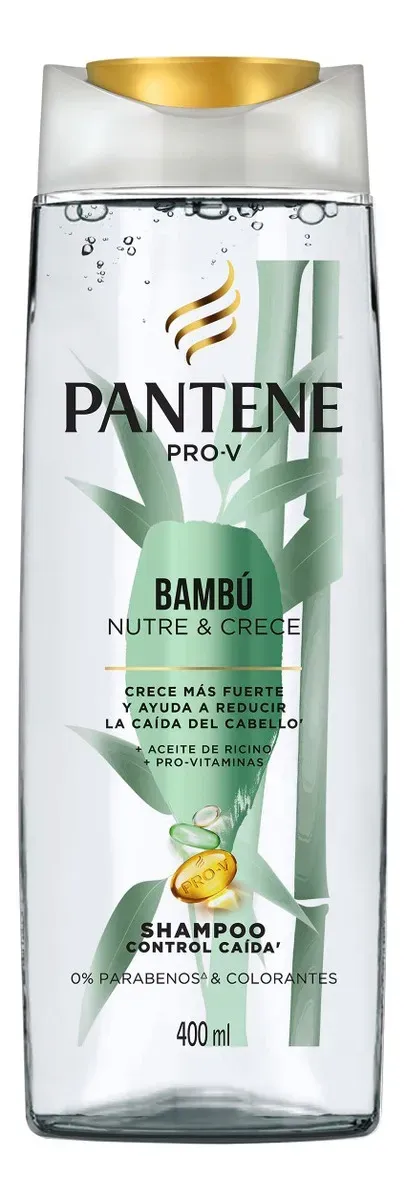 Shampoo Pantene Bambú Nutre Y Crece 400Ml 