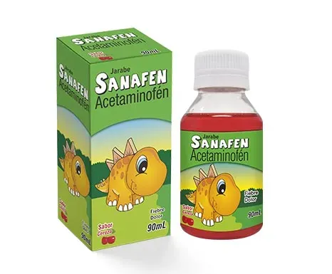 Sanafe Acetaminofén Jarabe  90Ml 