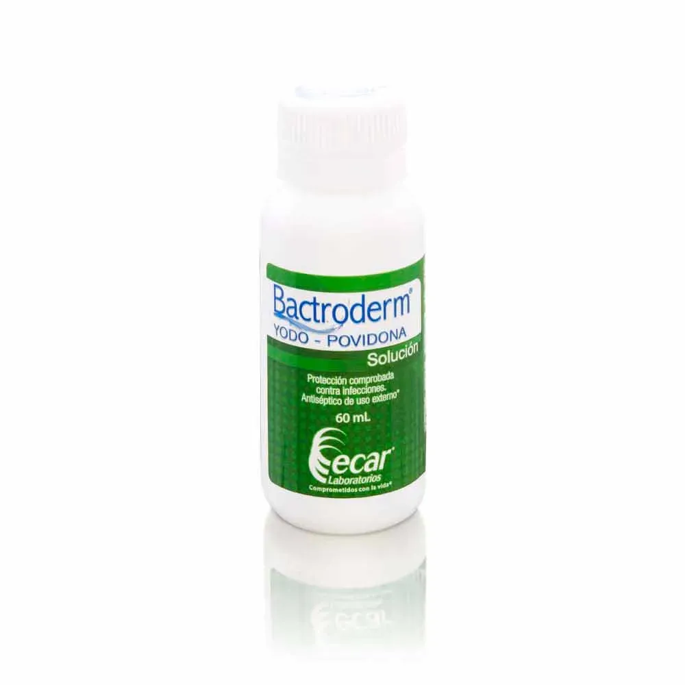 Bactroderm Yodo-Povidona Solución  60Ml Ecar 