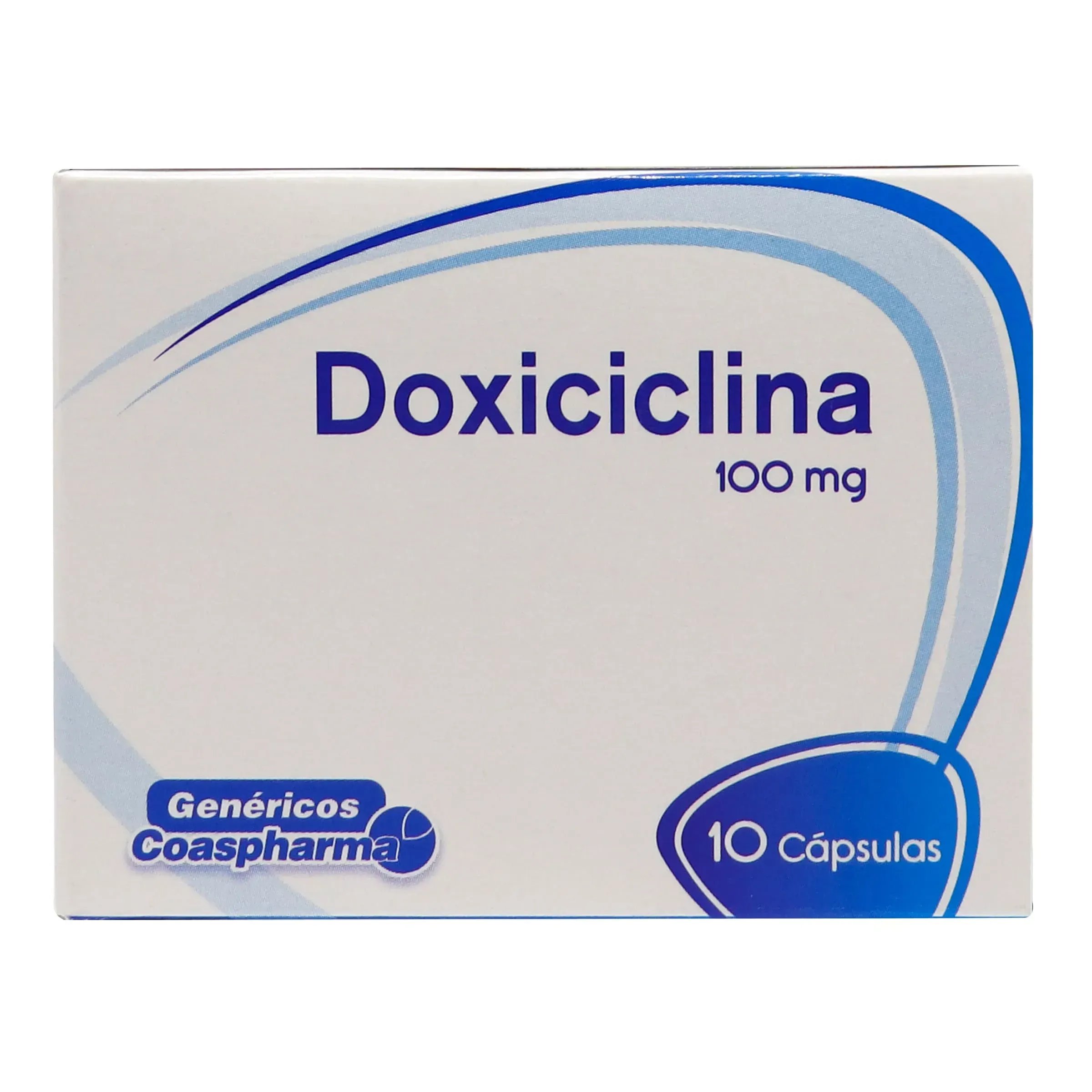 Doxiciclina 100Mg X 10 Capsulas Coaspharma 