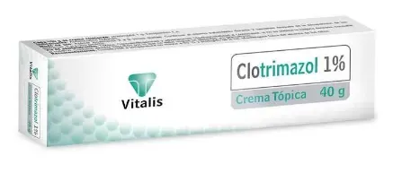 Clotrimazol 1% Crema Tópica Tubo De 40G Lab Vitalis 