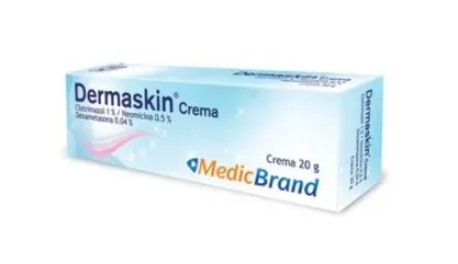 Dermaskin Crema Clotrimazol 1%/ Neomicina 0.5%/ Dexametasona 0.04% Tubo X 20G Medc Brand 