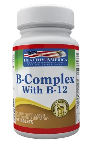 B Complex With B - 12 - Cont. 90 Tabletas- Suplemento Dietario 