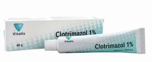 Clotrimazol 1% Crema Tópica Tubo De 40G Lab Vitalis 