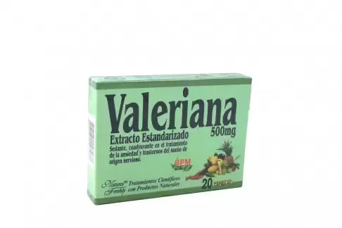 Valeriana 500 Mg Extracto Estandarizado 