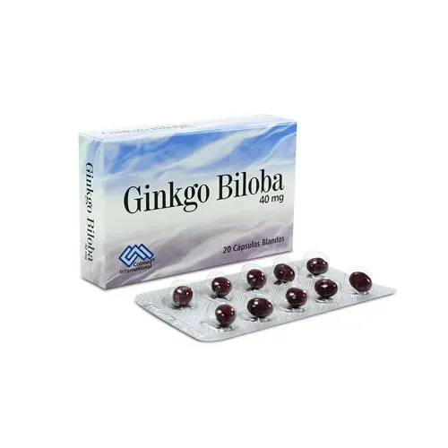 Ginkgo Biloba 40Mg Capsulas Blandas Blister X 10 Colmed 