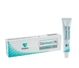 Clotrimazol 1% Crema Tópica Tubo De 40G Lab Vitalis 