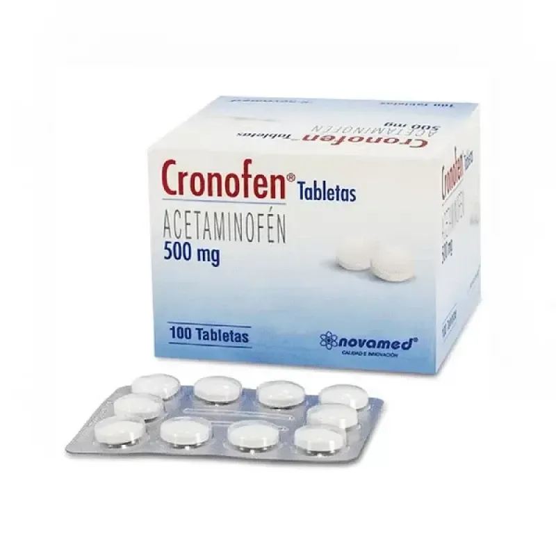 Cronofen Acetaminofén 500Mg Tabletas Blister X 10