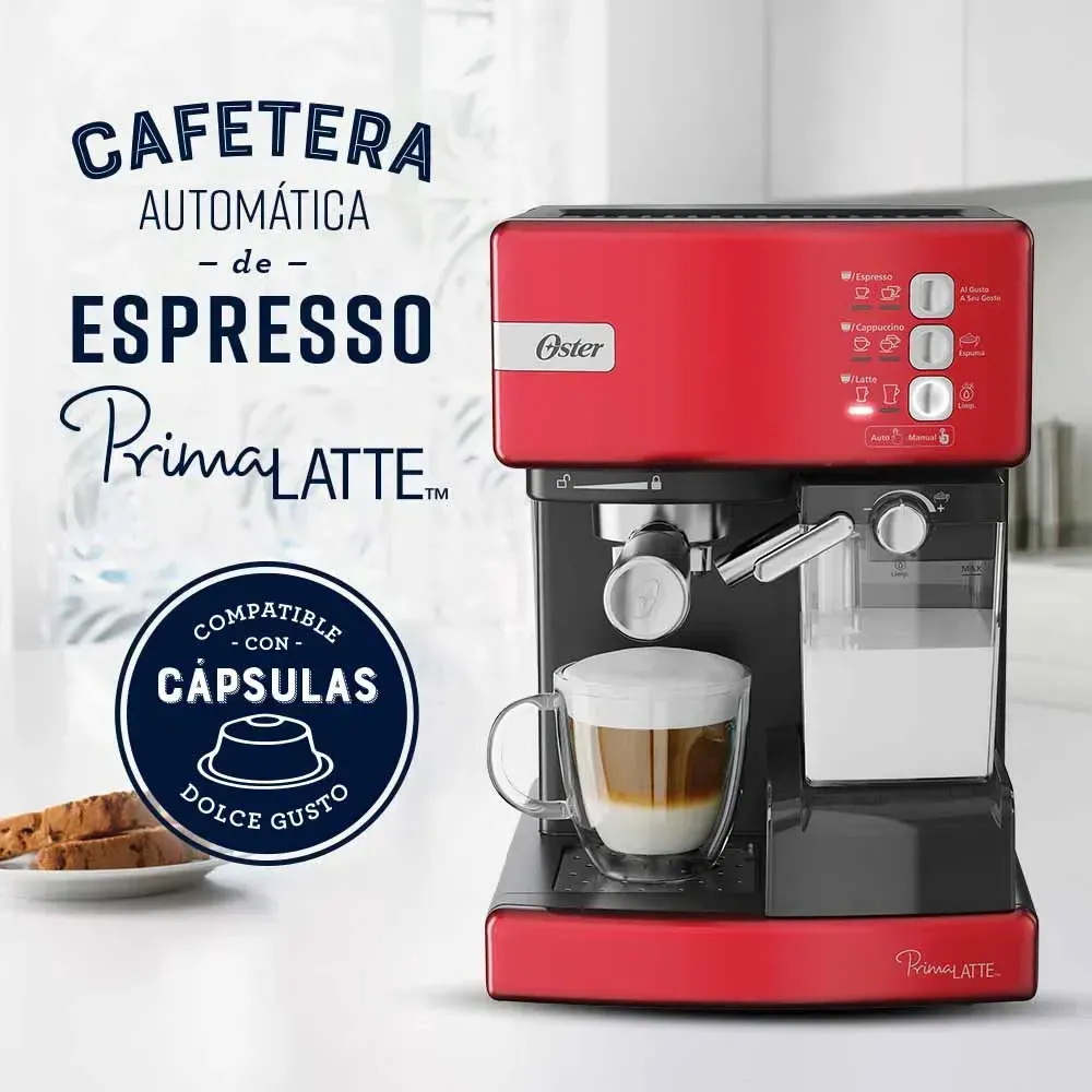 Maquina Para Hacer Cafe Expreso Capuchino Oster Prima Latte