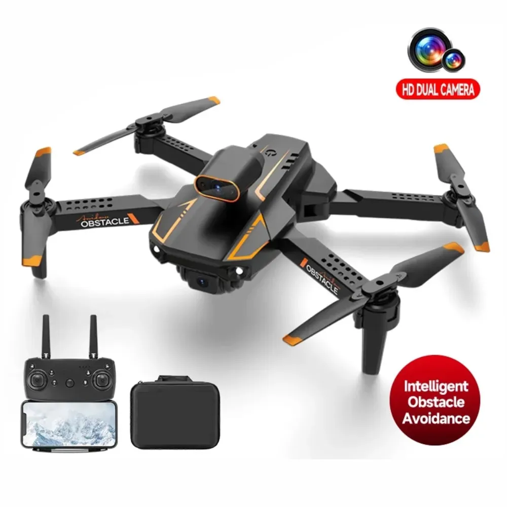 Drone Wifi Doble Camara Sensor De Obstáculos S91a + Estcuhe