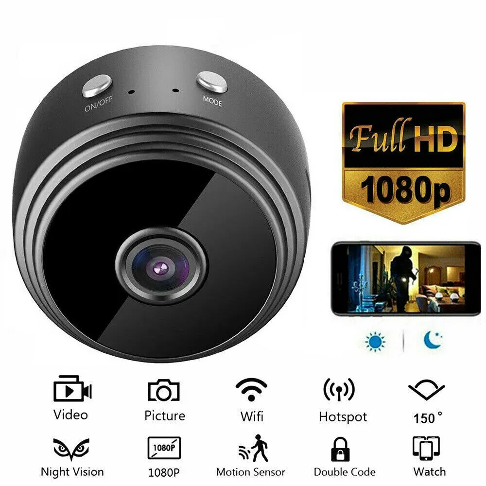 Camara Mini Espia Ip Wifi Monitoreo En Tiempo Real Microfono A9