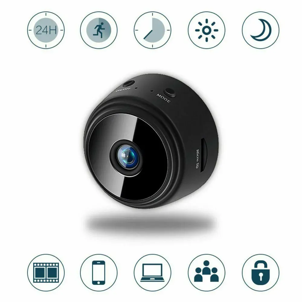 Camara Mini Espia Ip Wifi Monitoreo En Tiempo Real Microfono A9