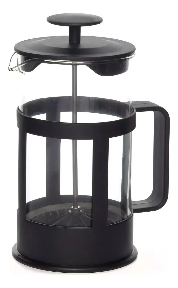 Cafetera de prensa francesa de vidrio borosilicato 600ML