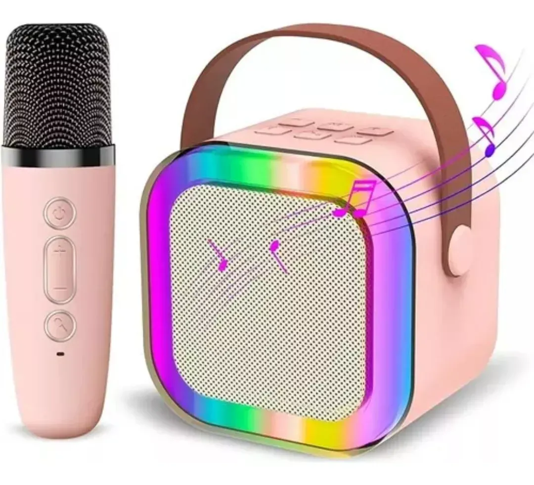 Kit parlante y micrófono karaoke para niños bluetooth 