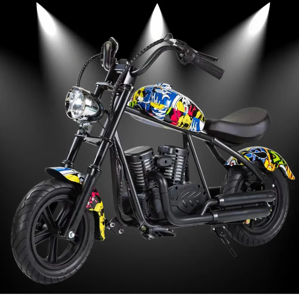 Motocicleta Electrica Para Niños Sonido Luces Multicolor