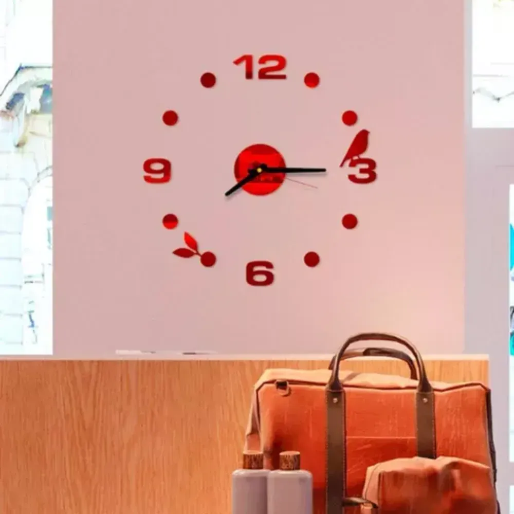 Reloj de pared decorativo 3D grande diseño moderno