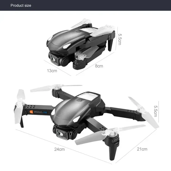 Drone plegable con cámara wifi V10 