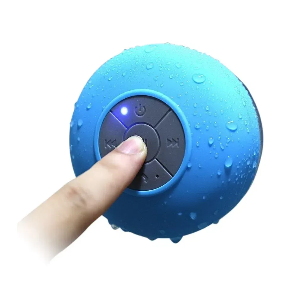 Parlante Bluetooth Para Ducha Resistente Al Agua Recargable