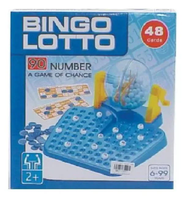 Juego De Mesa Bingo Lotto Adultos Y Niños 