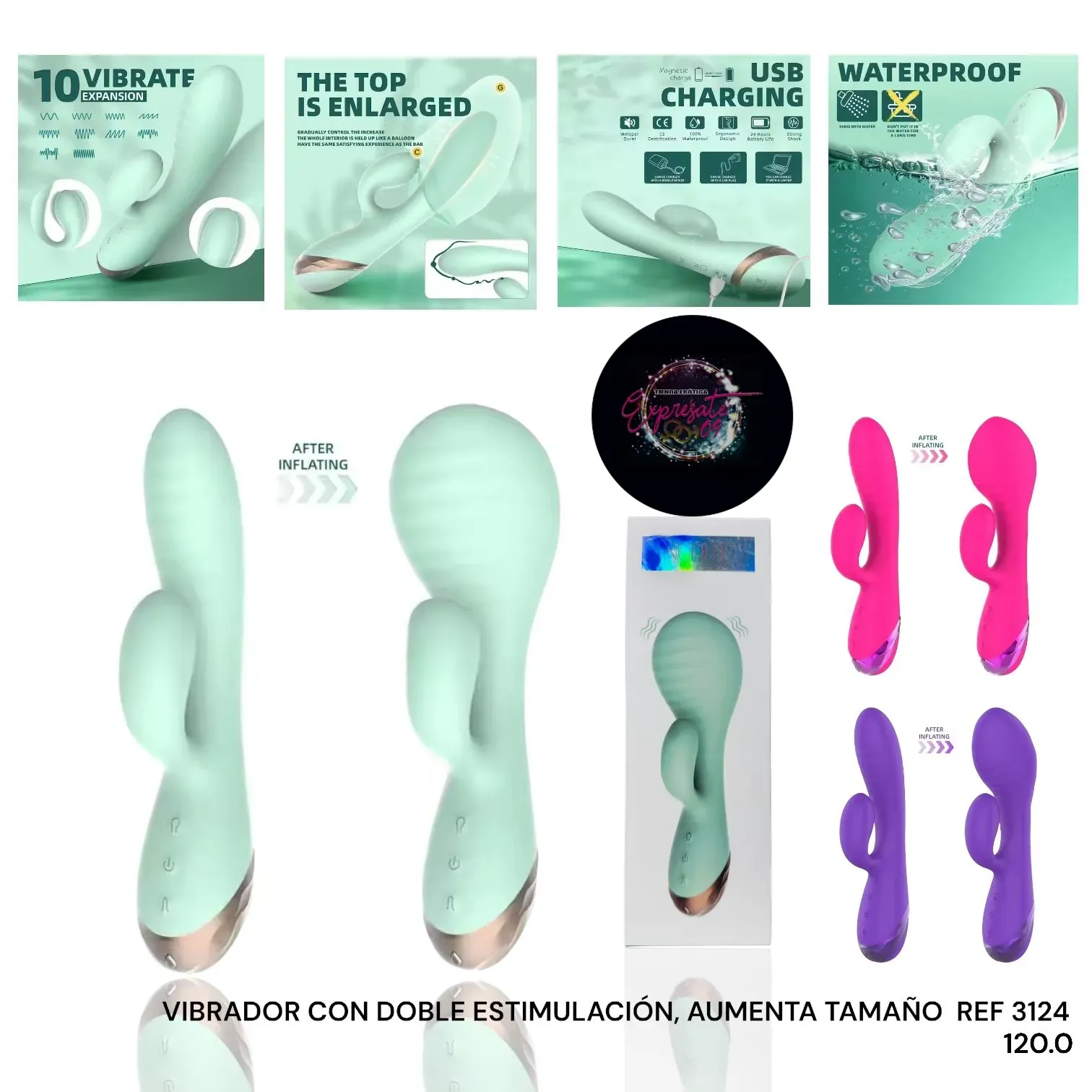 Vibrador Doble Estimulación 