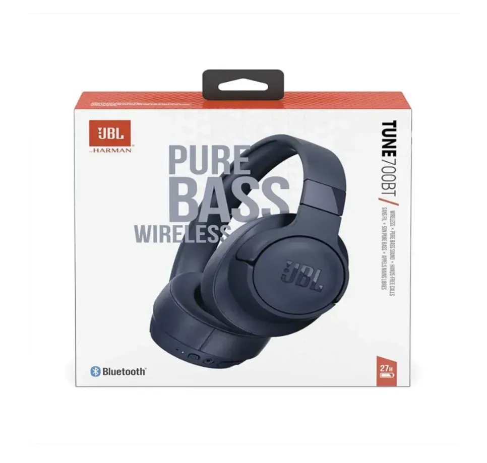 Diadema JBL Tune 700 Bt Negra 1.1 Color Negro