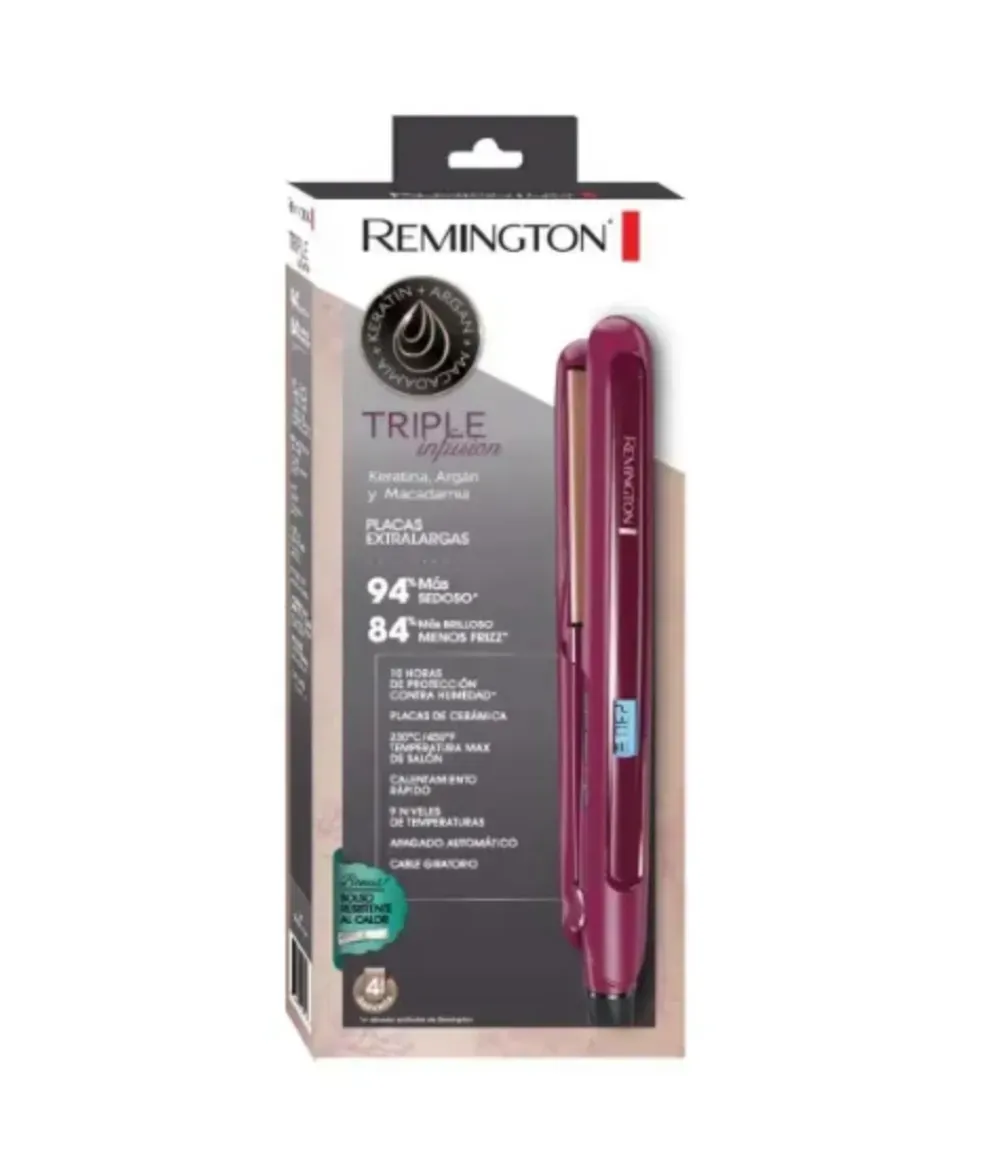 Plancha Remington Triple Infusión Original