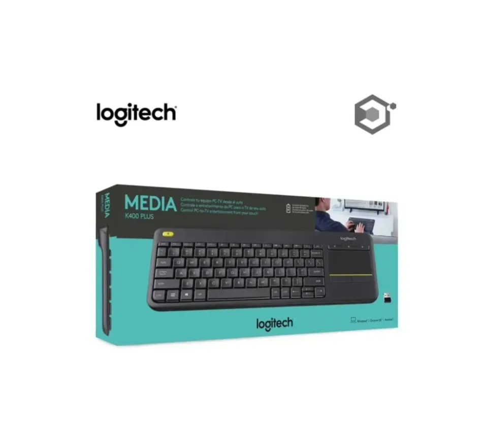 Teclado Inalambrico Con TouchPad Logitech K400 Plus