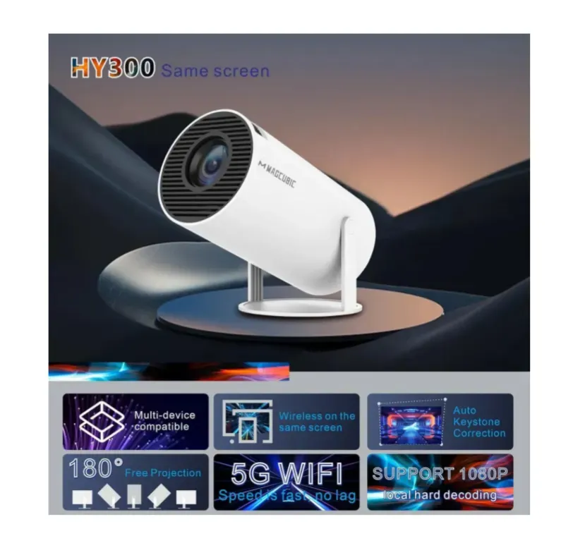 Proyector Smart Para Cine En Casa Hy300 1080hd Android 11 